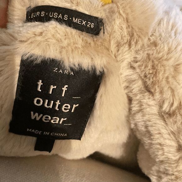 NWOT Zara Water Resistant Mustard Yellow Faux Fur Quilted Parka Jacket - Picture 7 of 10